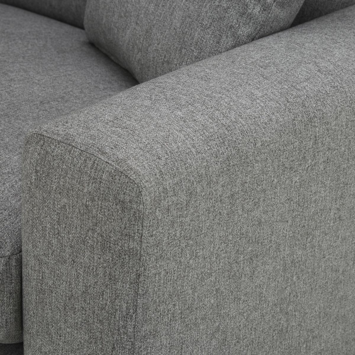 Porto Fabric 3 Seater Sofa - Dark Grey Dark Grey – image 5