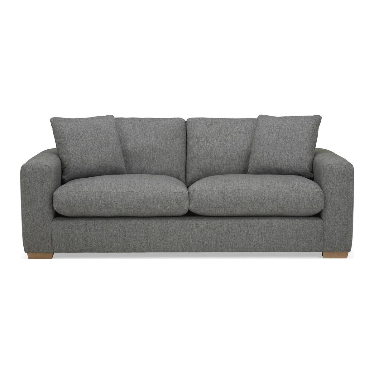 Porto Fabric 3 Seater Sofa - Dark Grey Dark Grey – image 2