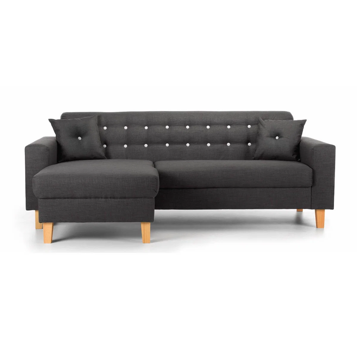 Healy Left Hand Corner Sofa Grey – image 3