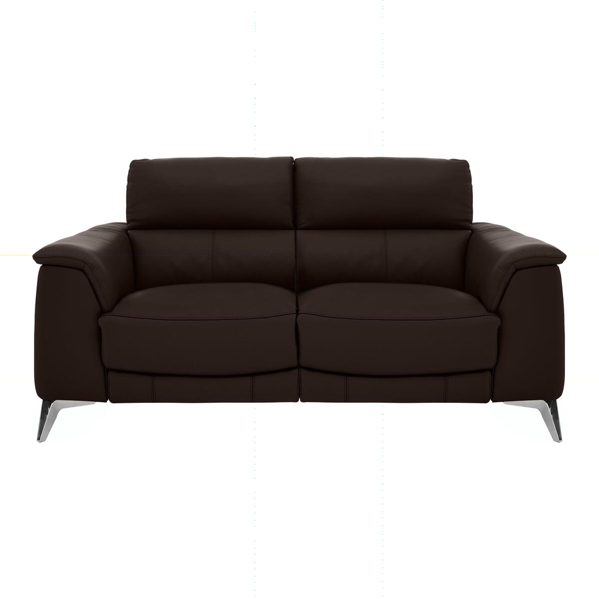 Odyssey 2 Seater Leather Recliner Sofa with Power Headrests- World of Leather – image 1