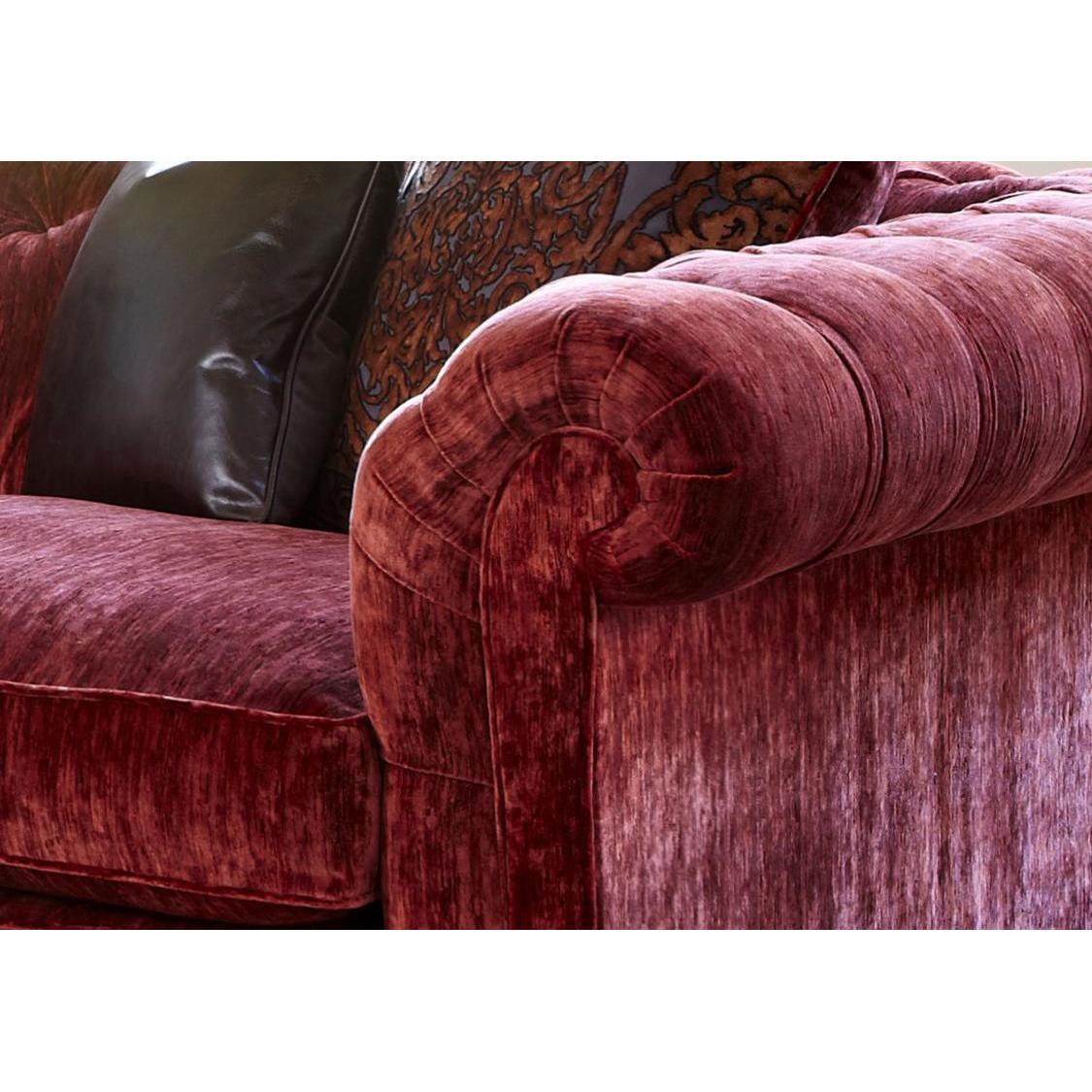 Duresta - Curzon 3 Seater Fabric Sofa - Blue – image 3