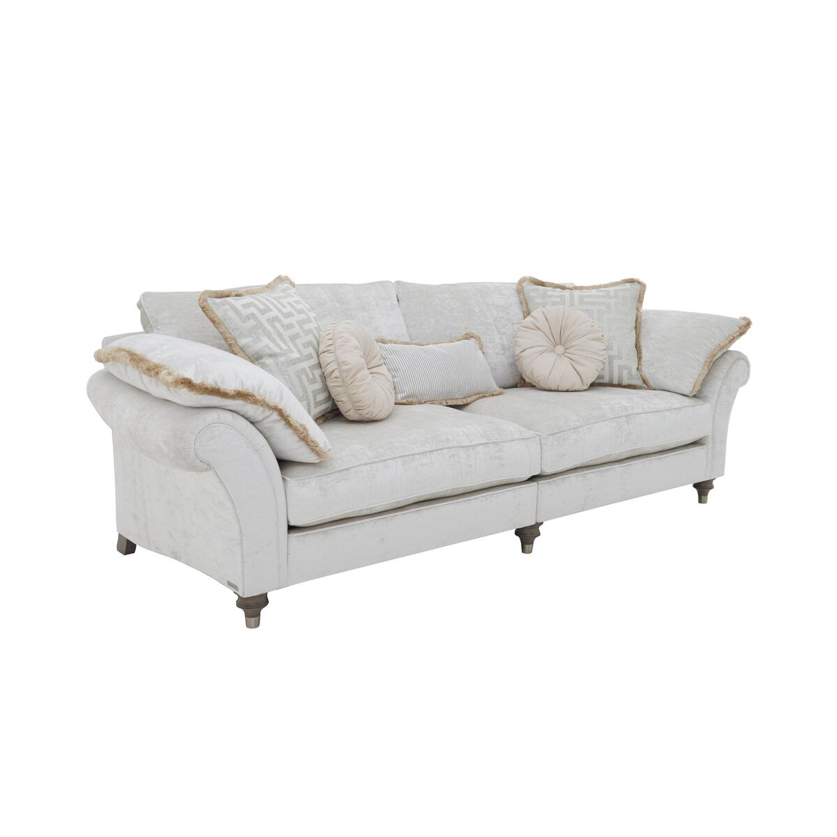 Duresta - Princeton 4 Seater Split Fabric Sofa - Cream – image 5