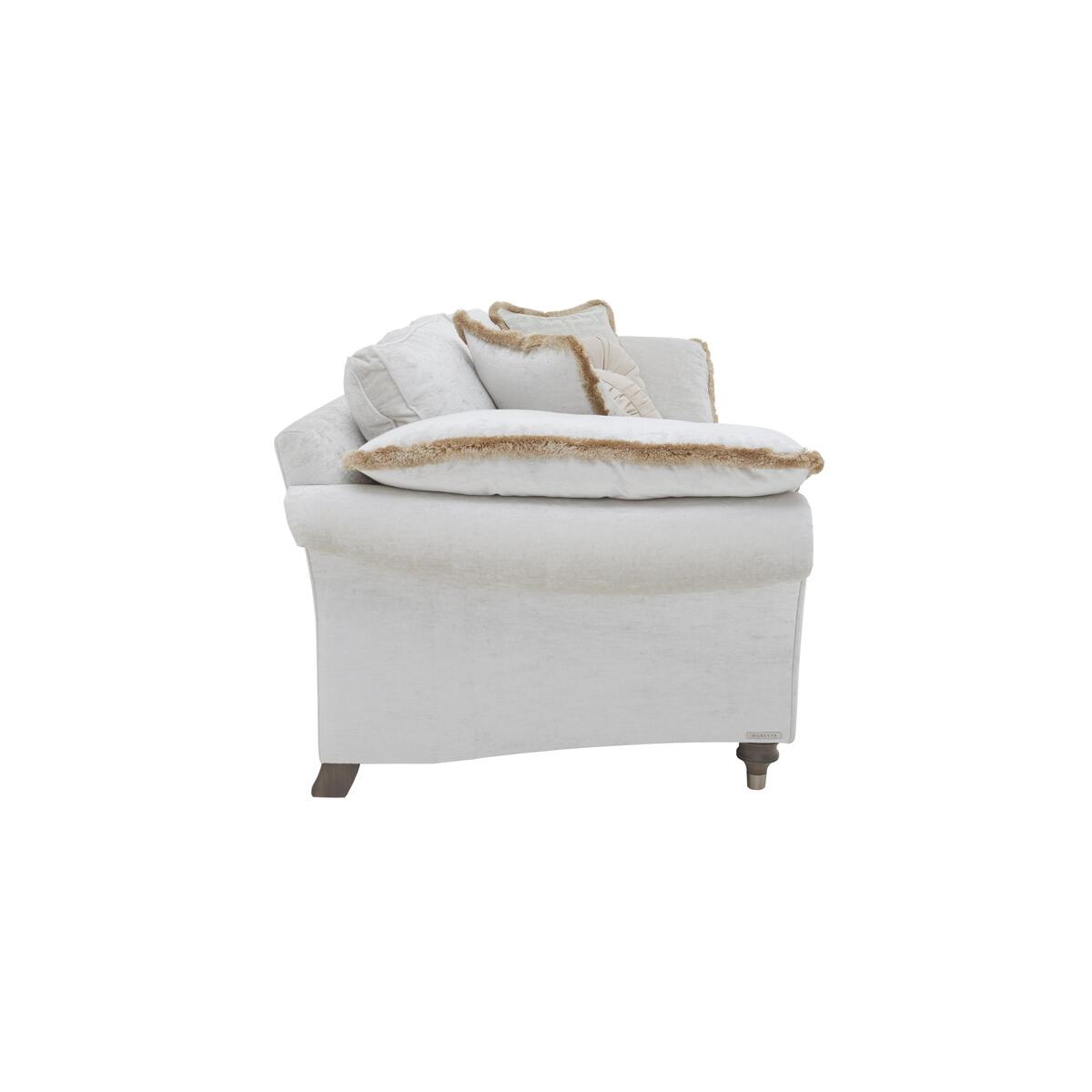 Duresta - Princeton 4 Seater Split Fabric Sofa - Cream – image 6