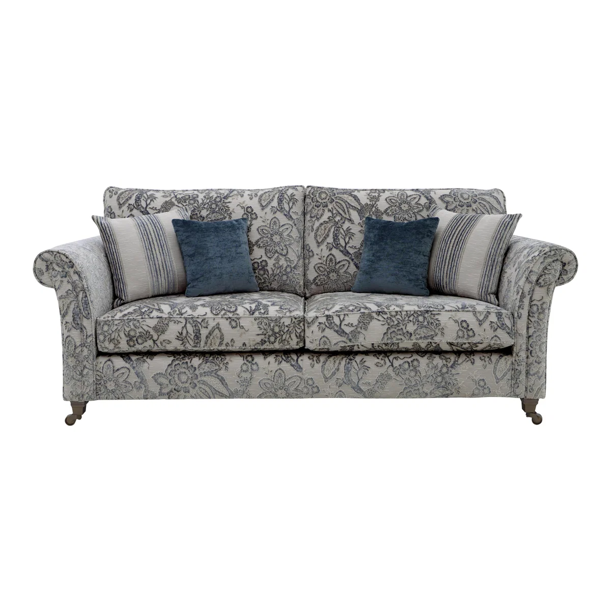 Ayda 4 Seater Classic Back Fabric Sofa - Pattern – image 1