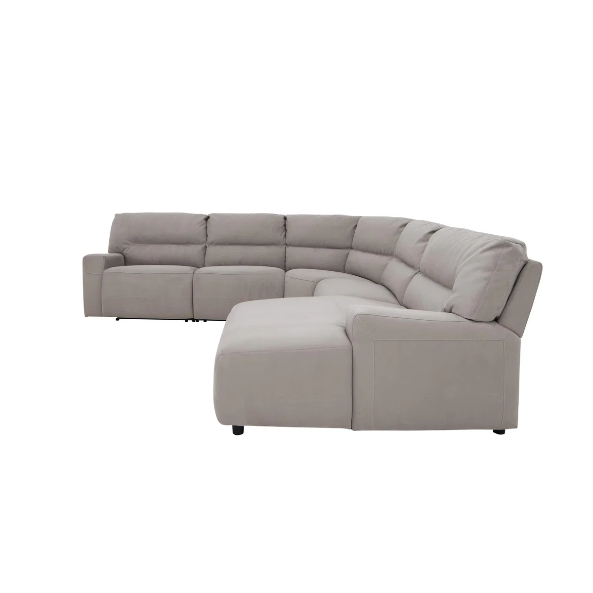 Eden Fabric Recliner Corner Sofa - Beige - By Furniture Village – image 4