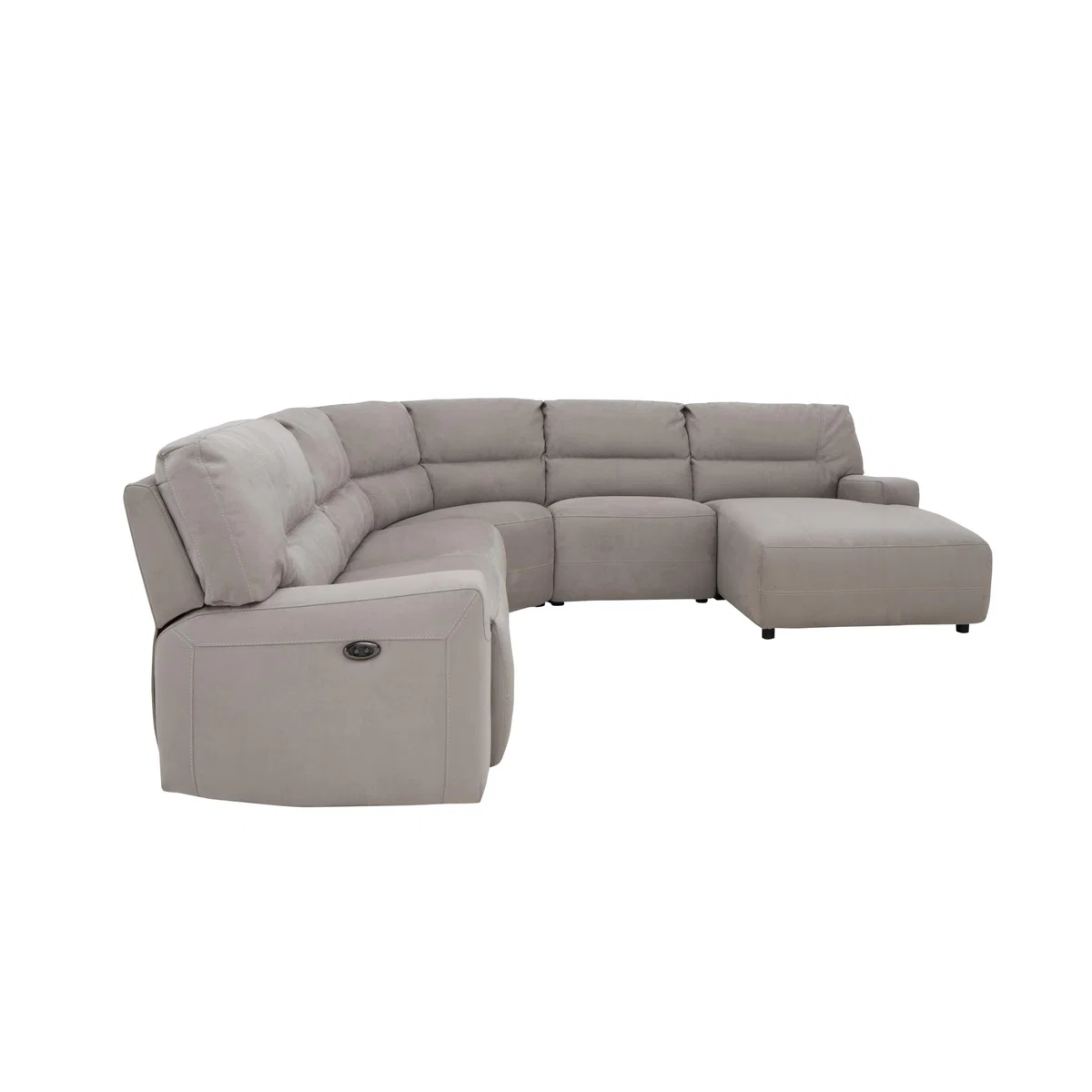 Eden Fabric Recliner Corner Sofa - Beige - By Furniture Village – image 5