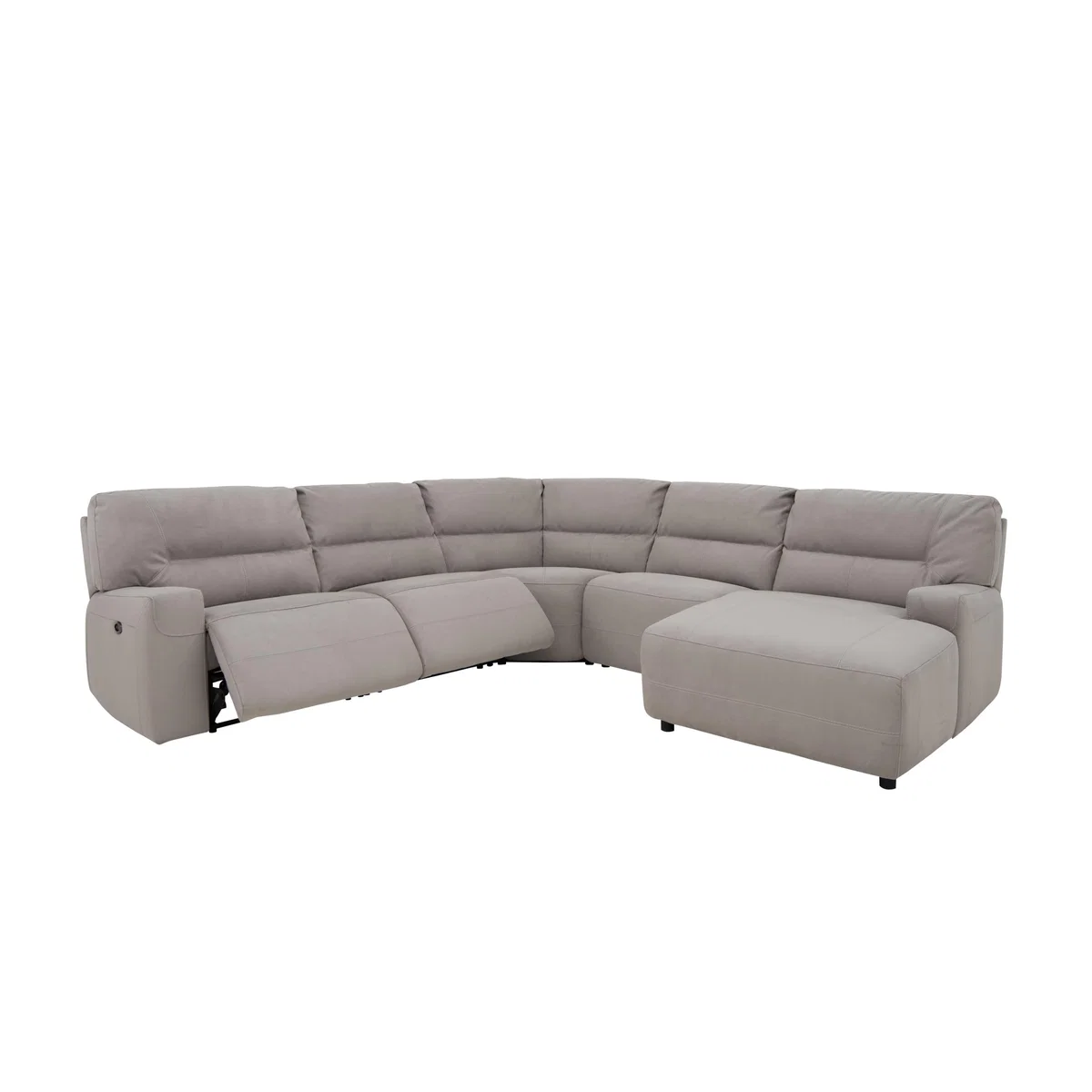 Eden Fabric Recliner Corner Sofa - Beige - By Furniture Village – image 7
