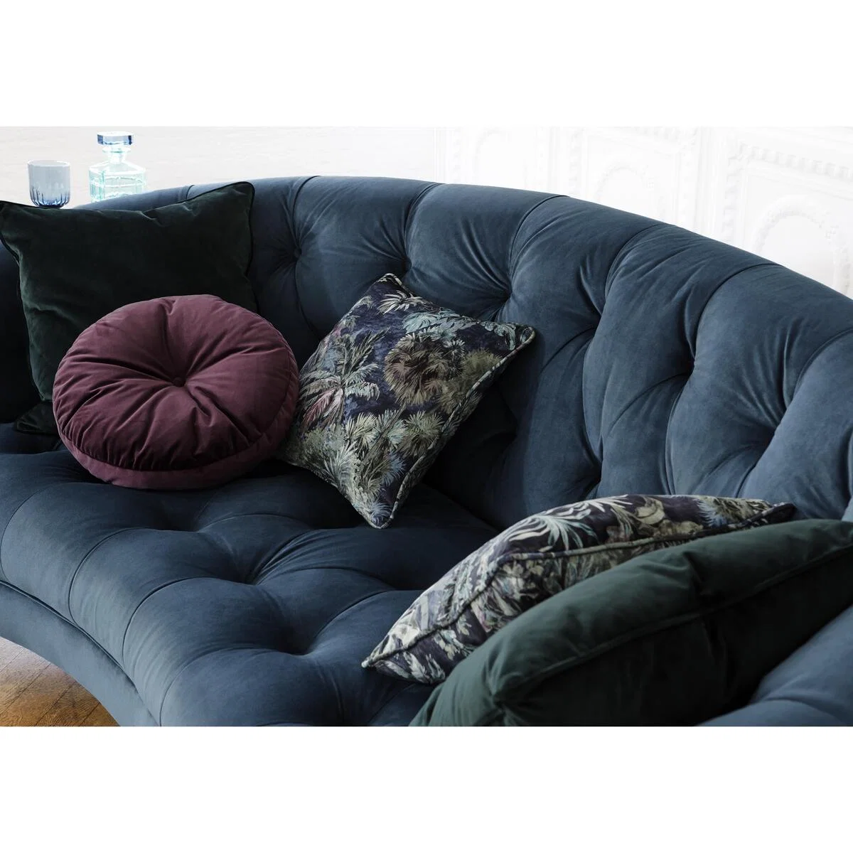 Alexander and James - Soho 3 Seater Fabric Sofa - Green – image 4