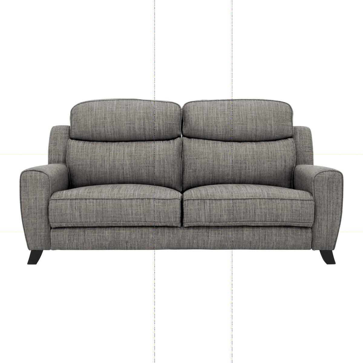 Comfort Story - Title 3 Seater Fabric Sofa - Brown