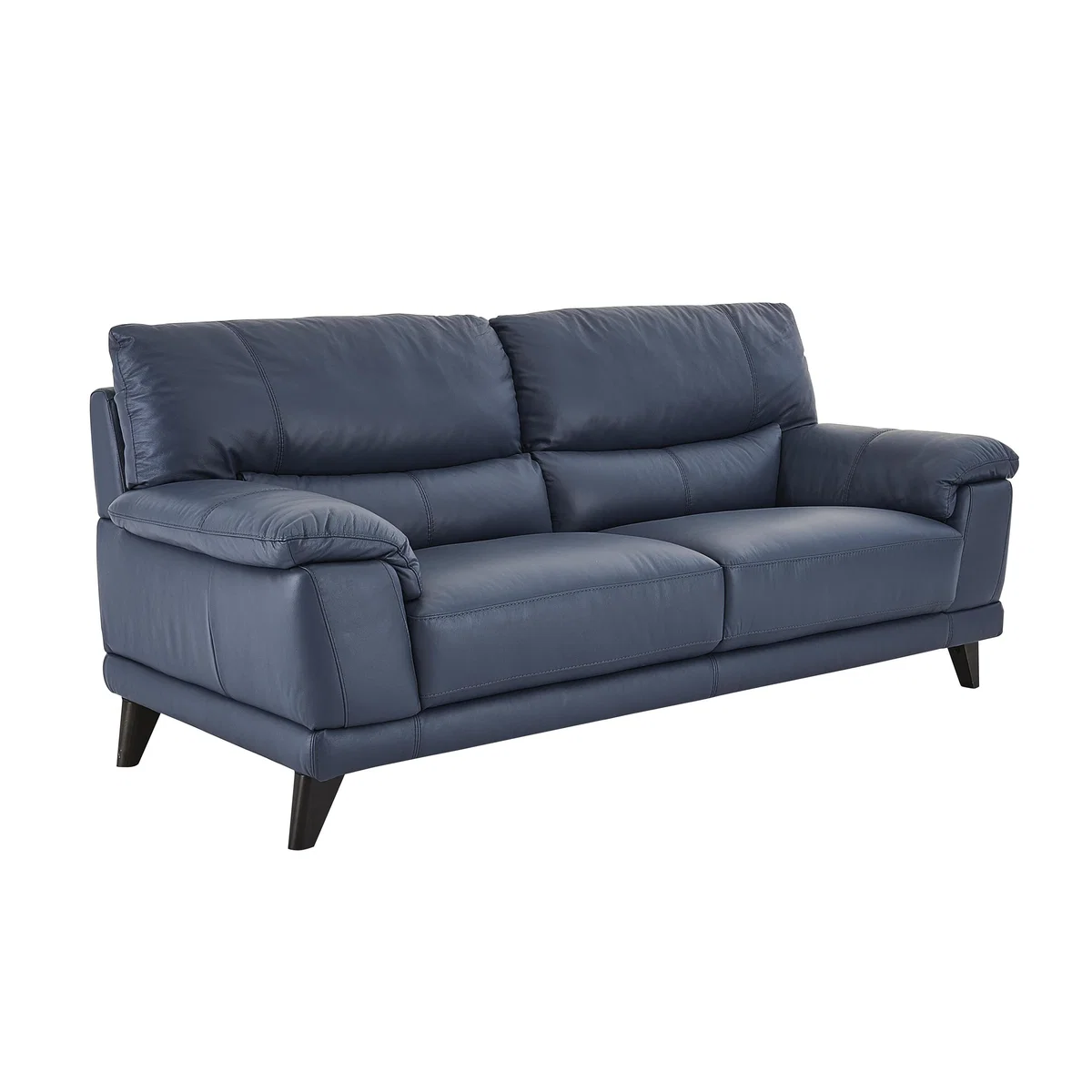 World of Leather - Pacific 3 Seater Leather Sofa - Black – image 4