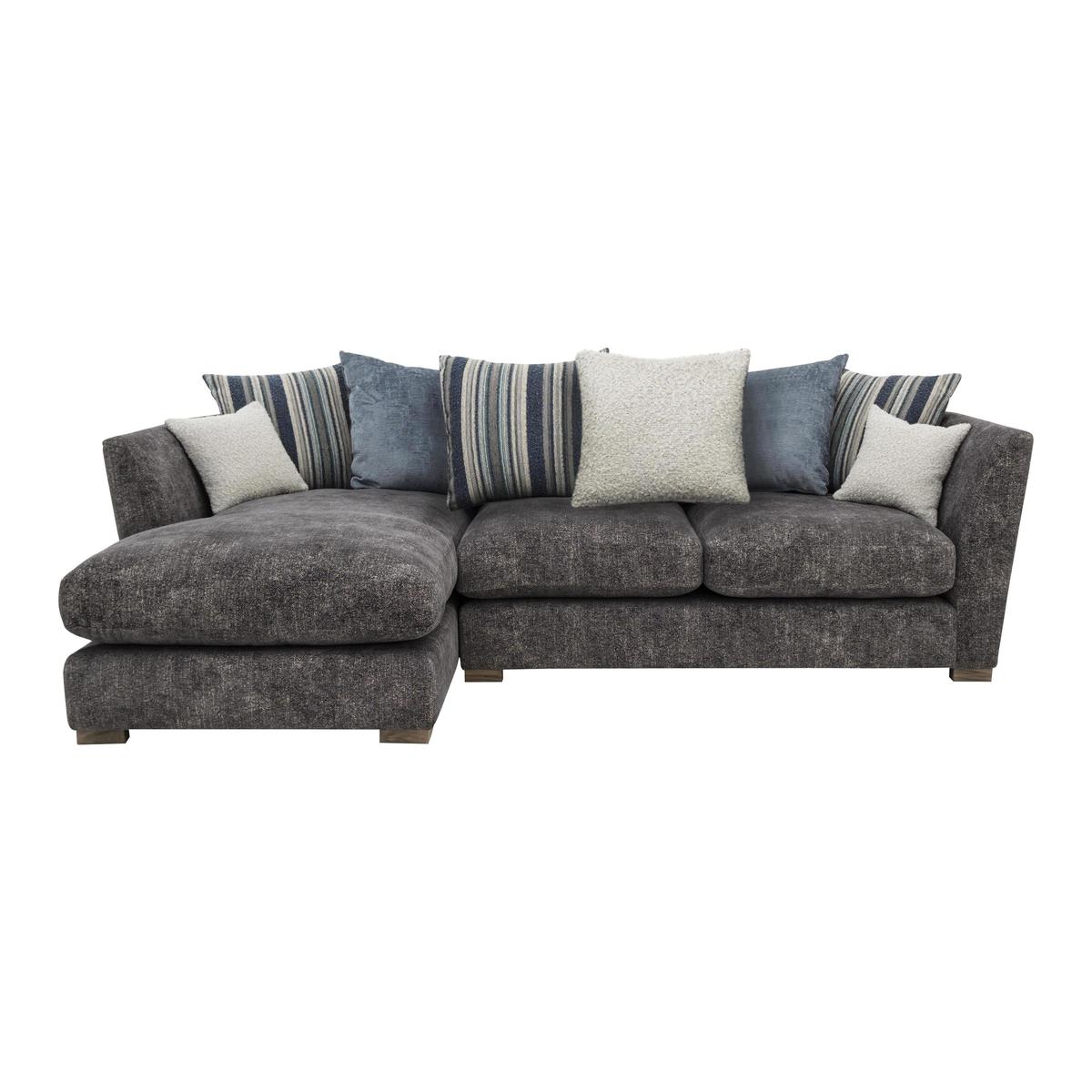 Nautical Small 3 Seater Scatter Back Chaise Sofa - By Furniture Village – image 1