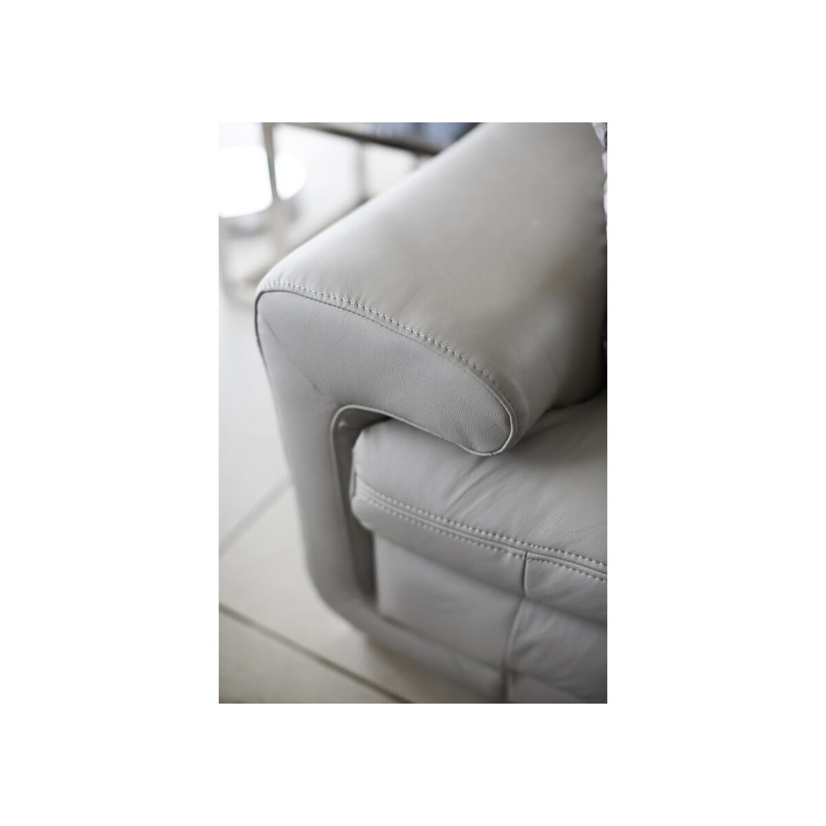 Gamma 2 Seater Leather Sofa - Cream – image 4