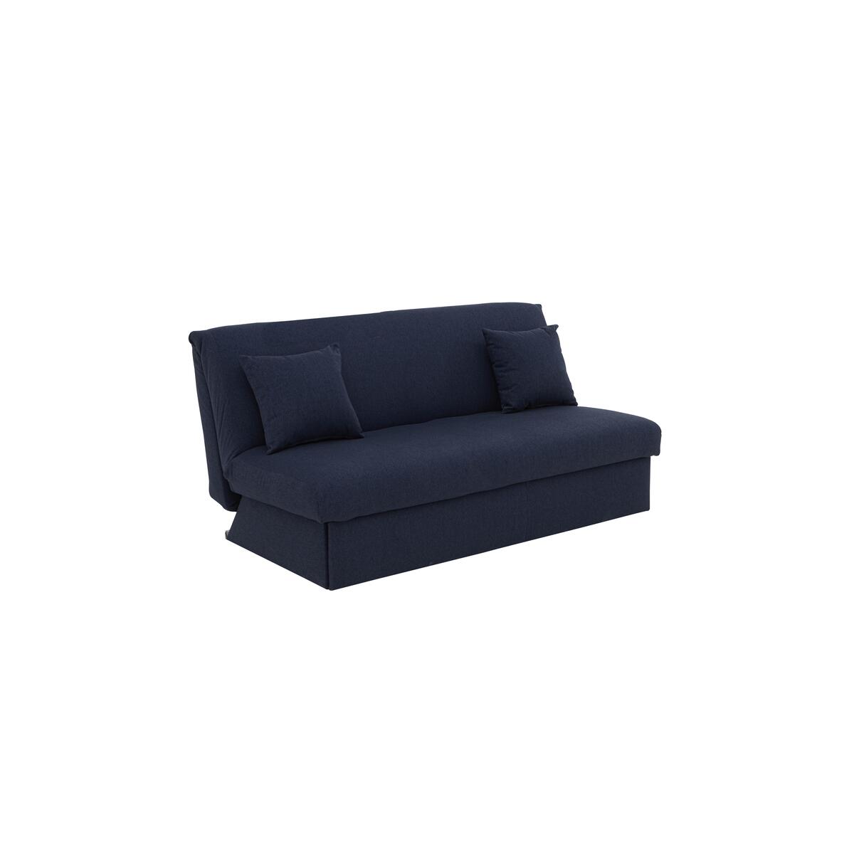 Versatile 3 Seater Fabric Sofa Bed No Arms - Mink – image 3