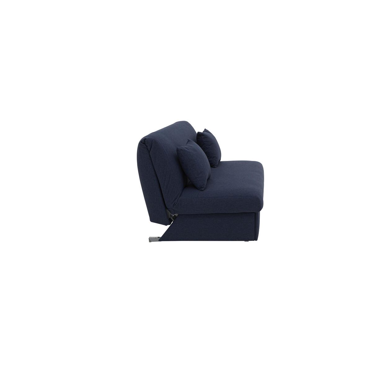 Versatile 3 Seater Fabric Sofa Bed No Arms - Mink – image 5