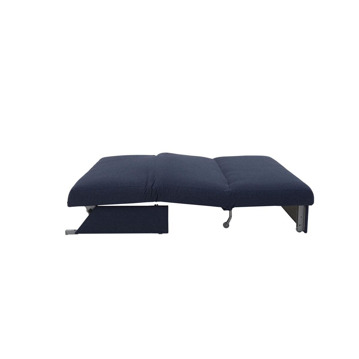 Versatile 3 Seater Fabric Sofa Bed No Arms - Mink – image 6