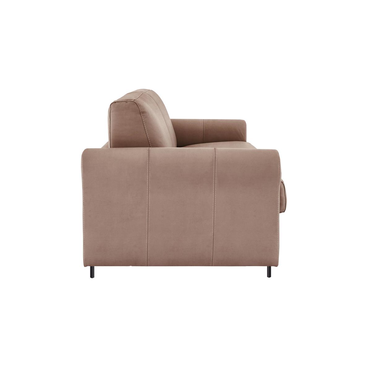 Nicoletti - Alcova 3 Seater Fabric Sofa Bed with Slim Arms - Beige – image 5