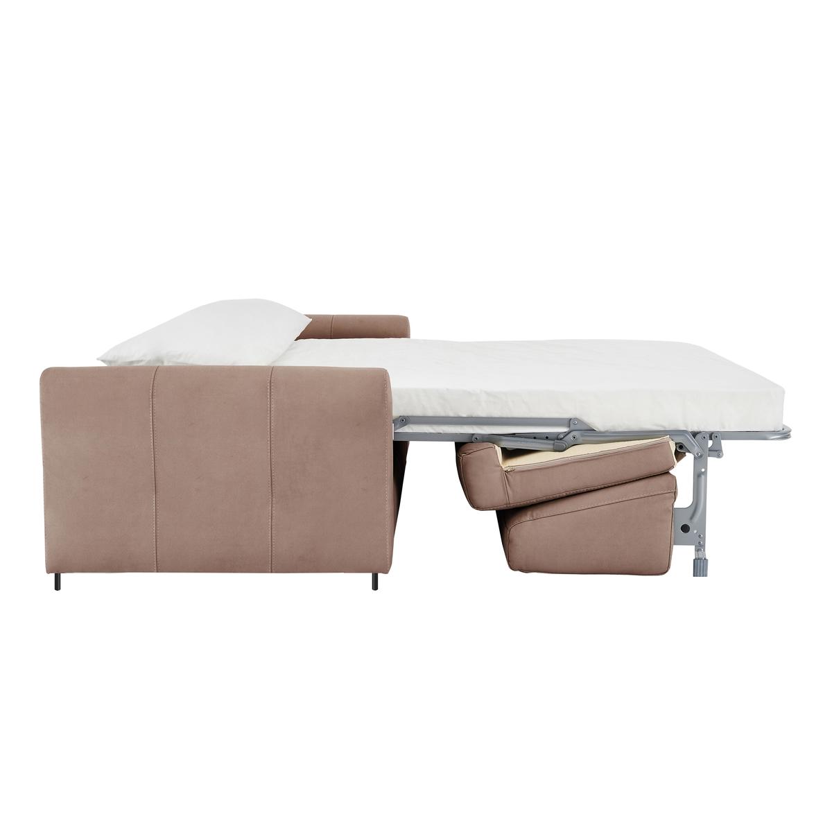 Nicoletti - Alcova 3 Seater Fabric Sofa Bed with Slim Arms - Beige – image 6