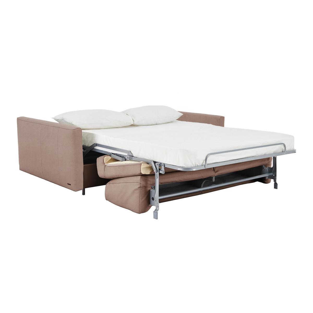 Nicoletti - Alcova 3 Seater Fabric Sofa Bed with Slim Arms - Beige – image 2