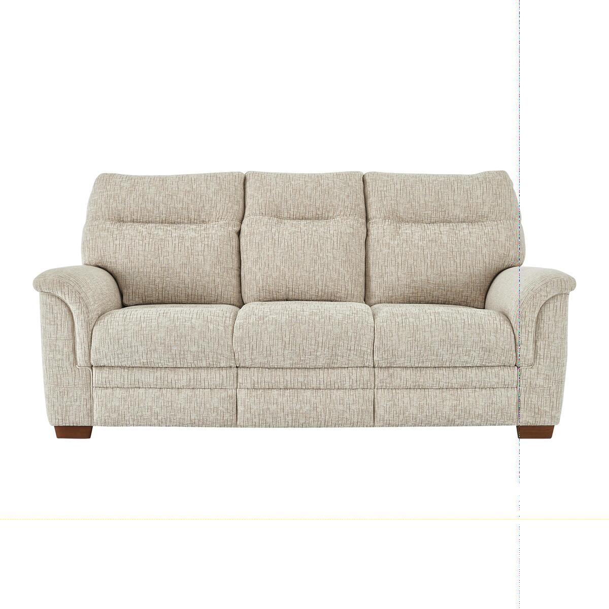 Parker Knoll - Hudson 3 Seater Fabric Sofa - Beige
