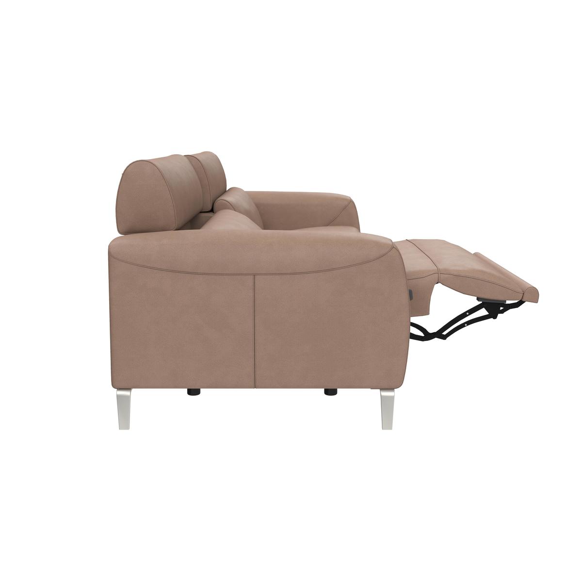 Nicoletti - Lusso 3 Seater Leather Power Recliner Sofa with Power Headrests – image 5