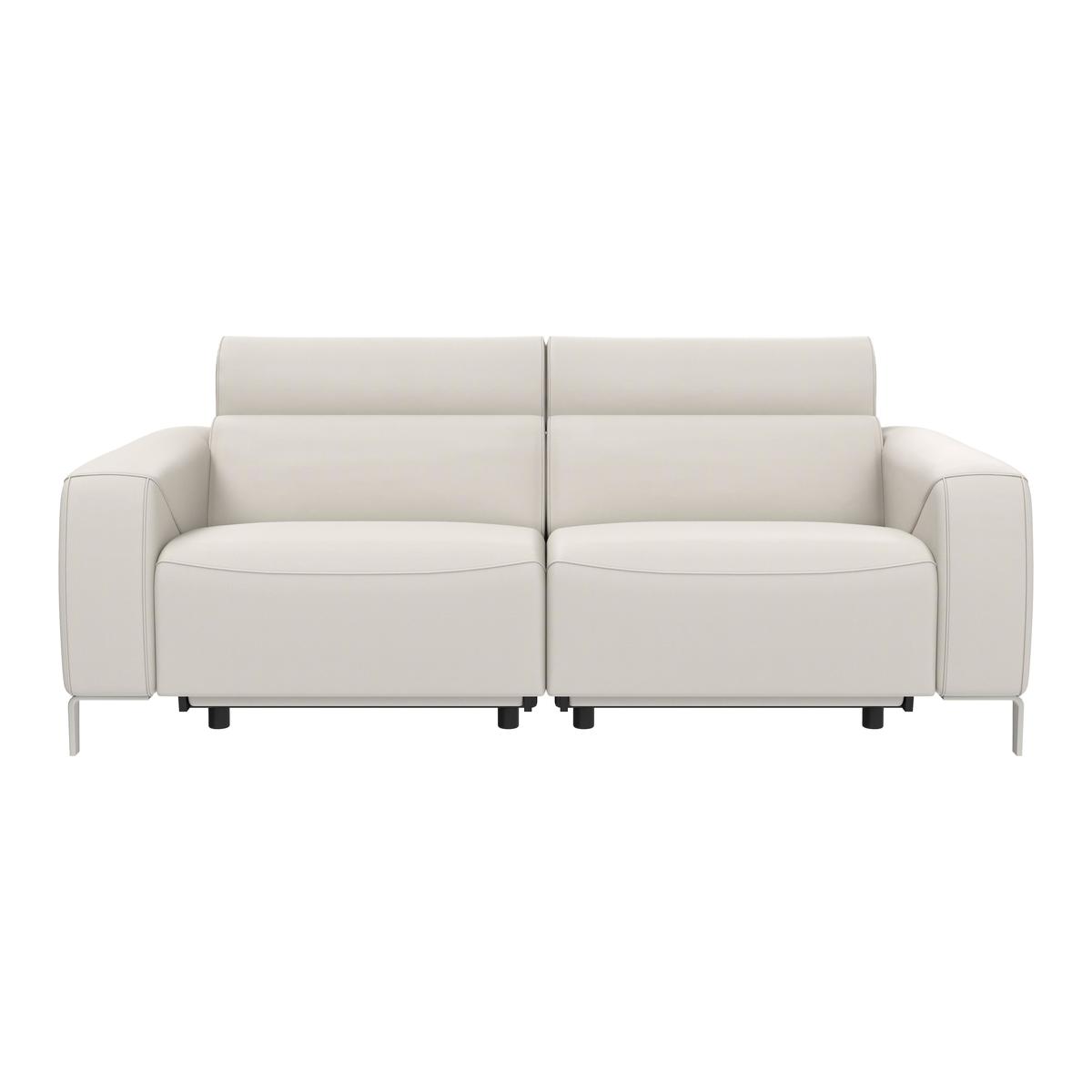 Nicoletti - Lusso 3 Seater Leather Power Recliner Sofa with Power Headrests – image 1
