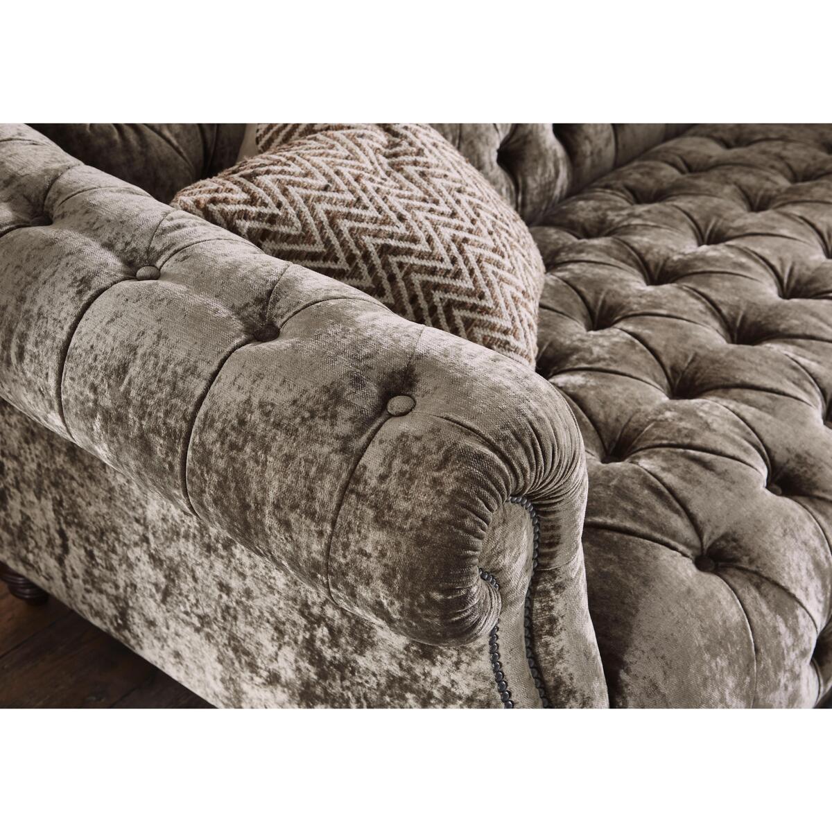 Tetrad - Southwood 3 Seater Velvet Sofa - Brown – image 3