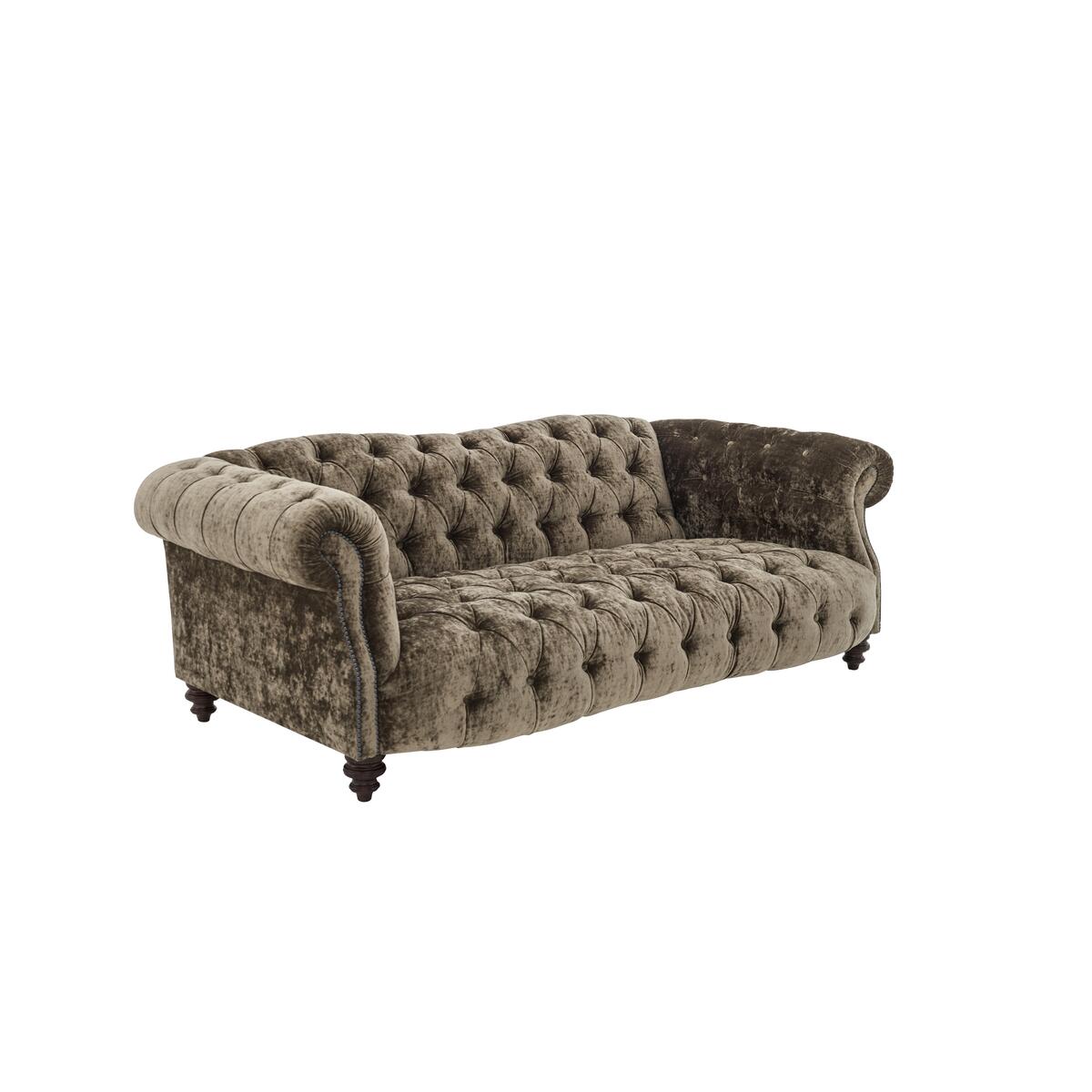 Tetrad - Southwood 3 Seater Velvet Sofa - Brown – image 6