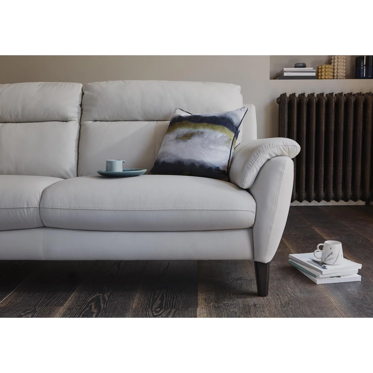 World of Leather - Mercury 3 Seater Leather Sofa - Beige – image 3