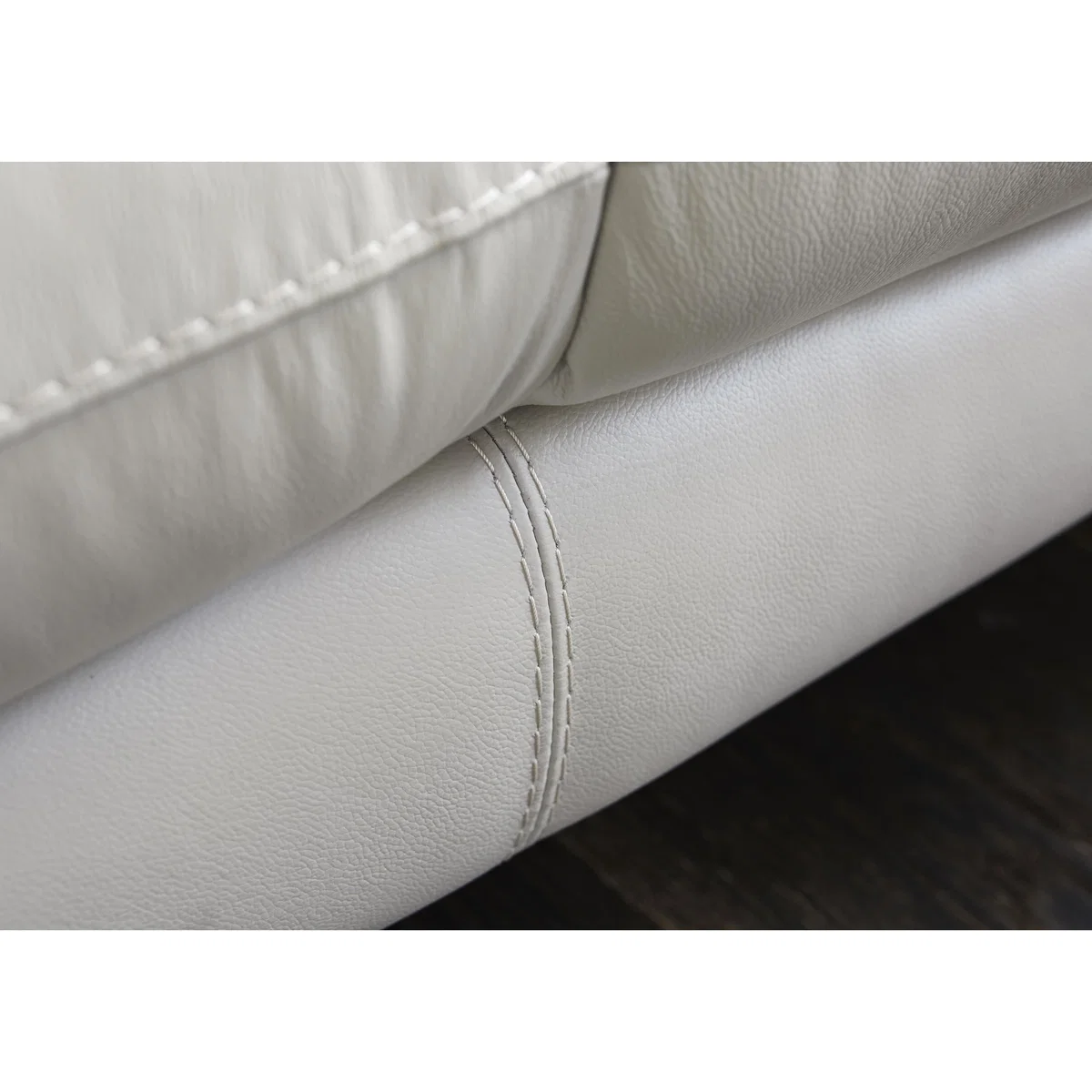 World of Leather - Mercury 3 Seater Leather Sofa - Beige – image 4