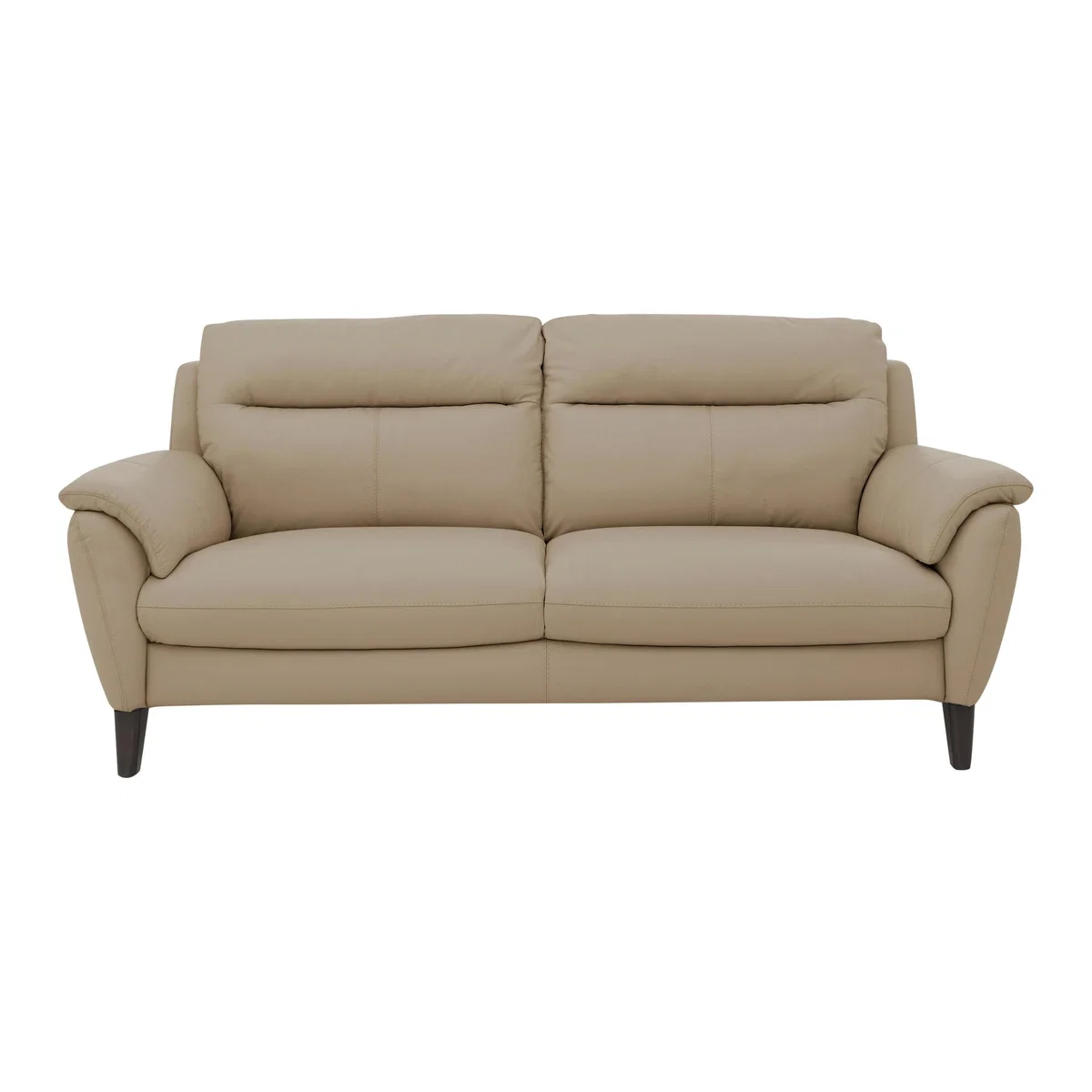 World of Leather - Mercury 3 Seater Leather Sofa - Beige – image 1
