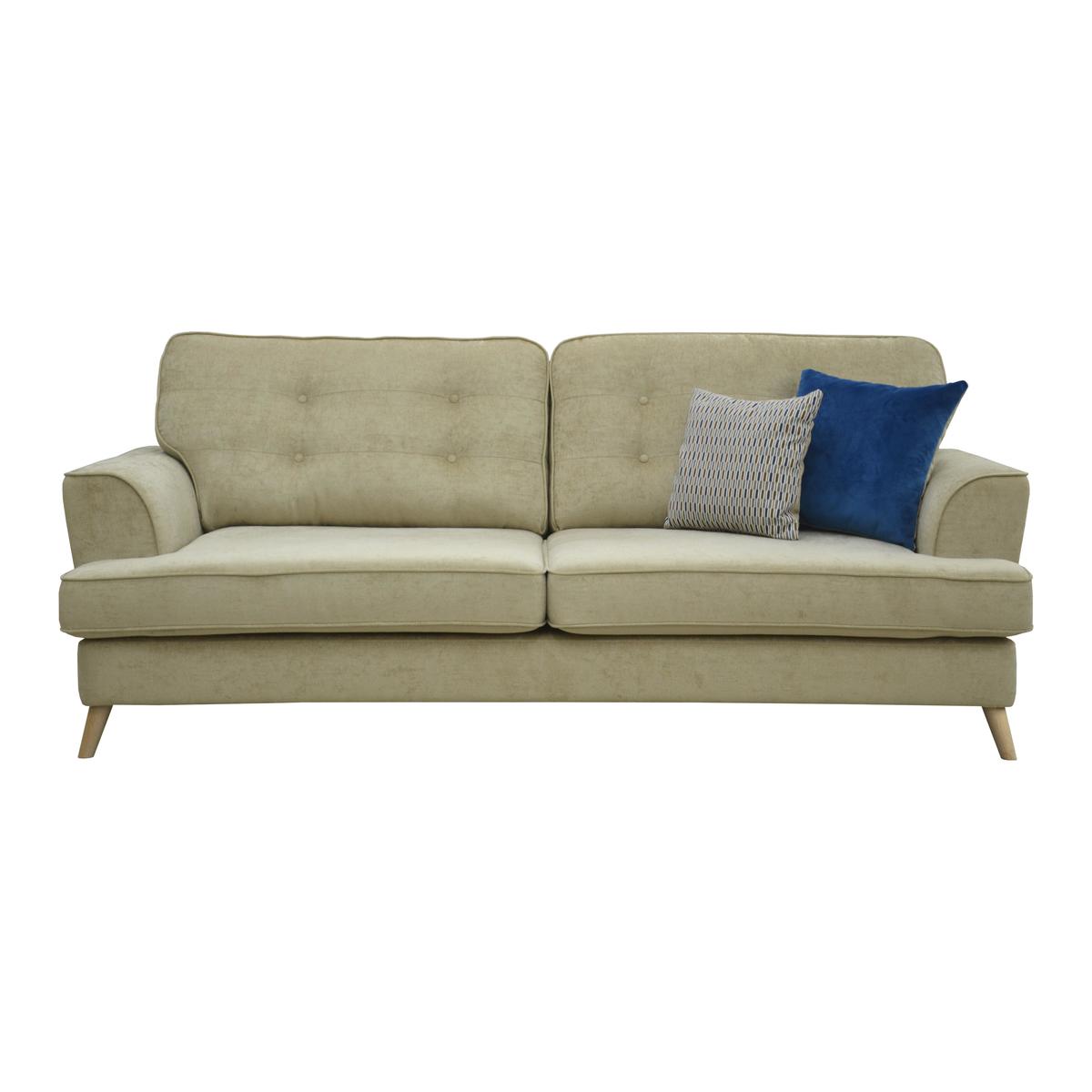 Apres 4 Seater Fabric Sofa - Beige - By Furniture Village – image 2