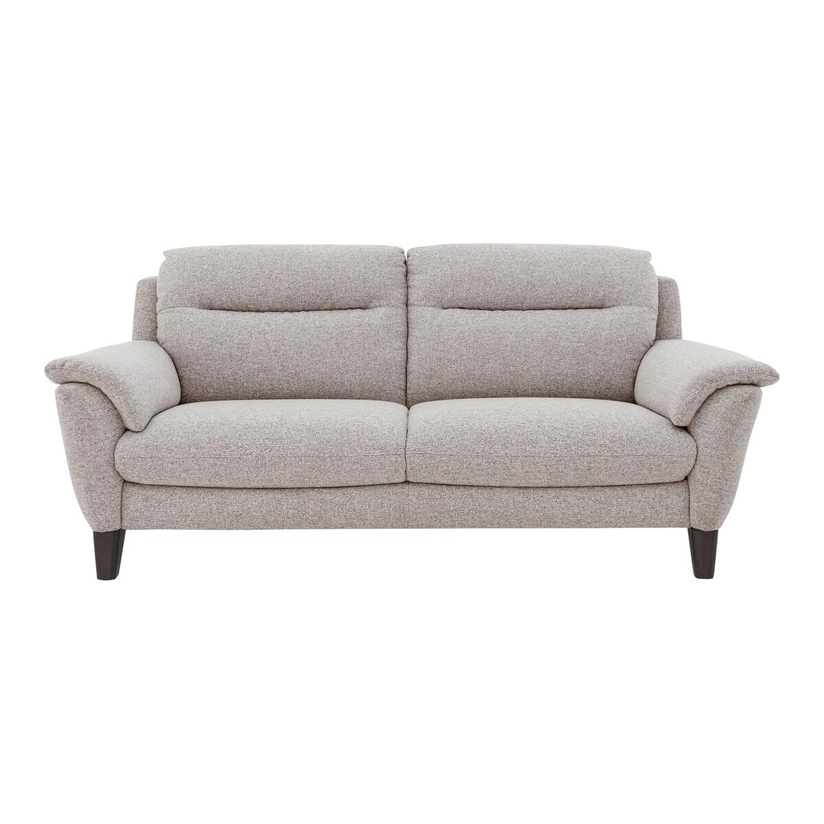 Mercury 3 Seater Fabric Sofa - Grey – image 1