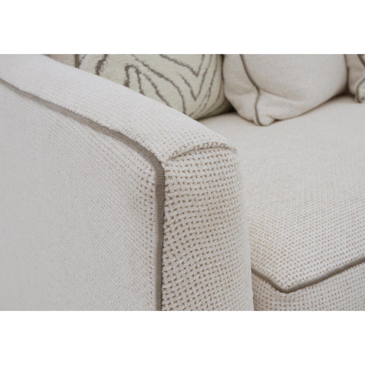 Duresta - The Prestige Collection Bayswater 4 Seater Fabric Split Scatter Back Sofa - Grey – image 2