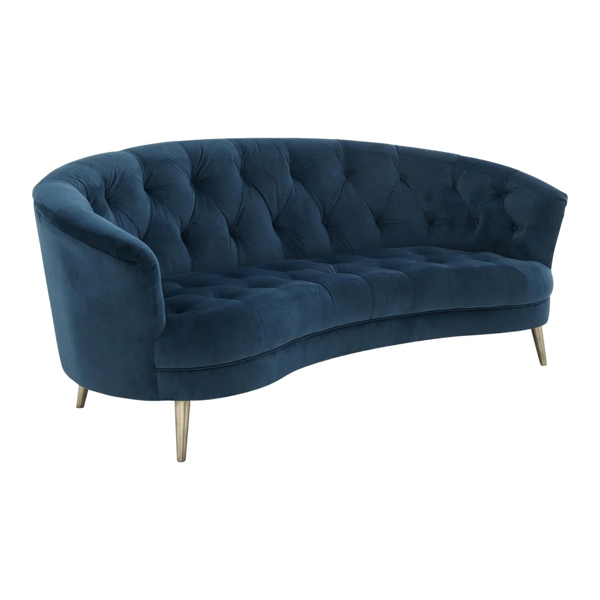 Alexander and James - Soho 3 Seater Fabric Sofa - Blue – image 1