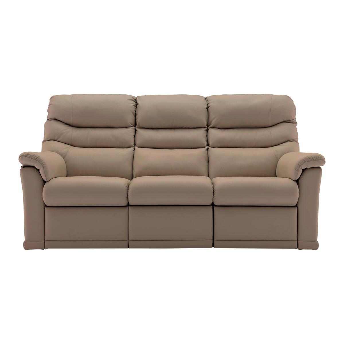 G Plan - Malvern 3 Seater Leather Sofa