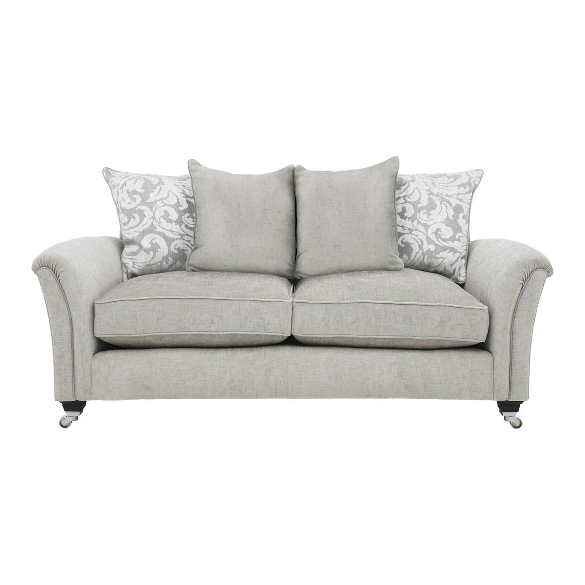 Parker Knoll - Devonshire Large 2 Seater Pillow Back Fabric Sofa - Grey – image 2
