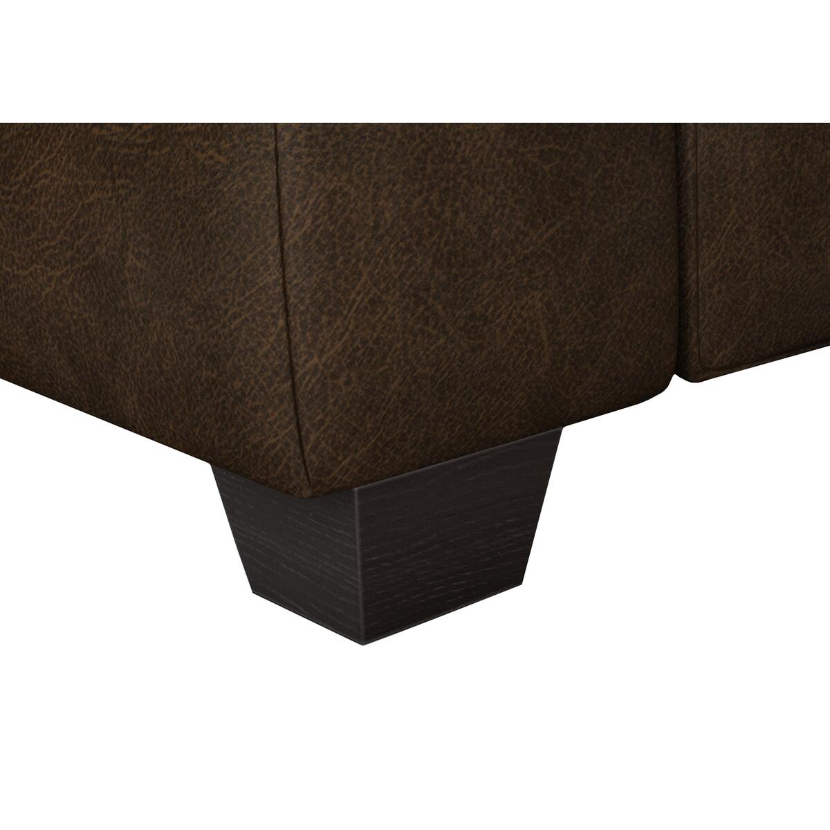 The Lounge Co. - Lorrie Large Leather Corner Sofa - Grey – image 2