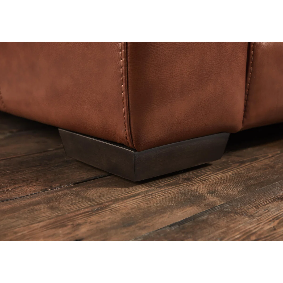 Cozee 3 Seater Leather Sofa - Brown- World of Leather – image 5