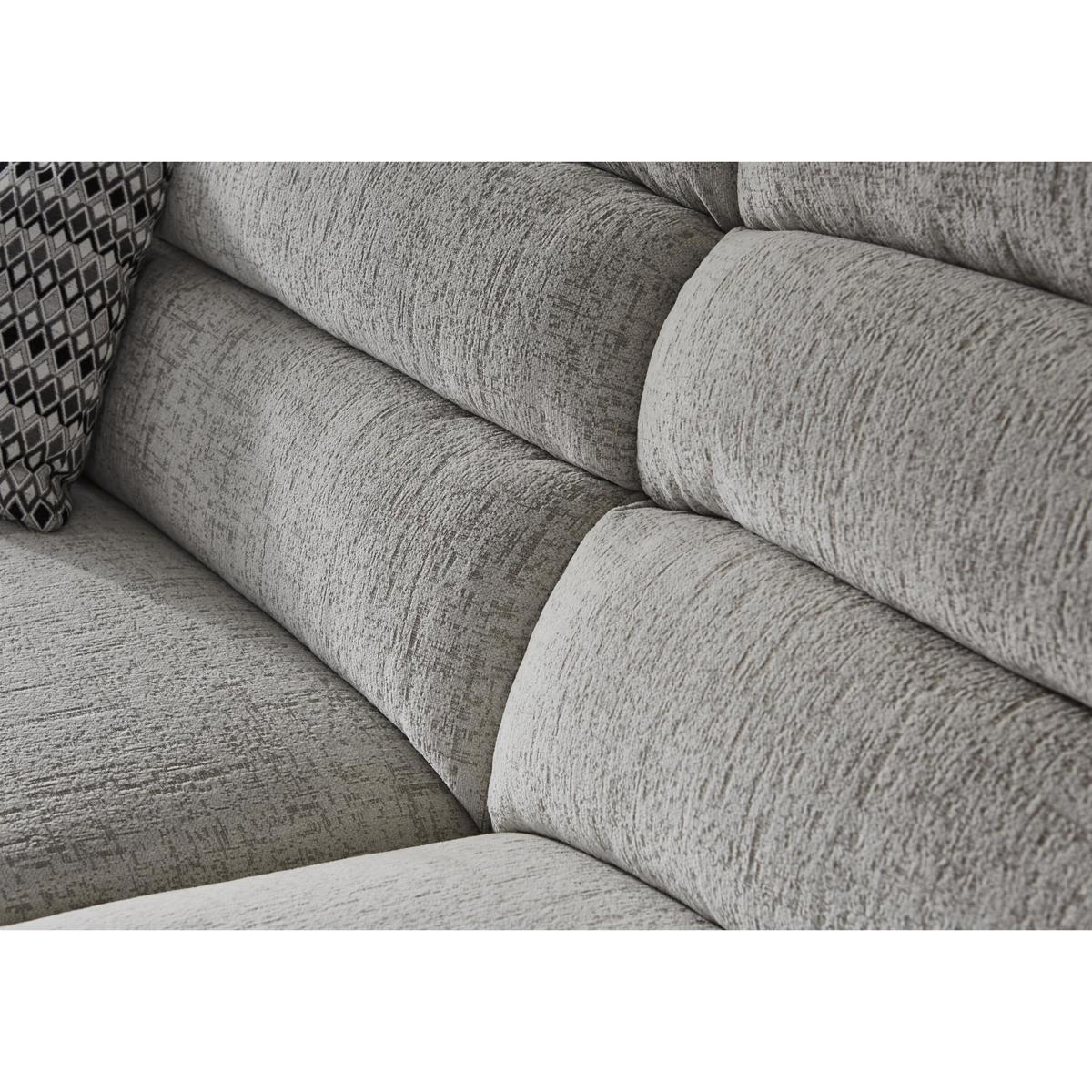Comfort Story - Page 3 Seater Fabric Manual Recliner Sofa - Beige – image 6