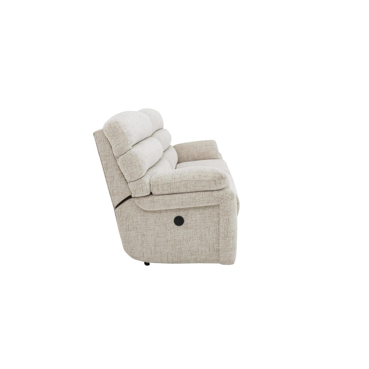 Comfort Story - Page 3 Seater Fabric Manual Recliner Sofa - Beige – image 9