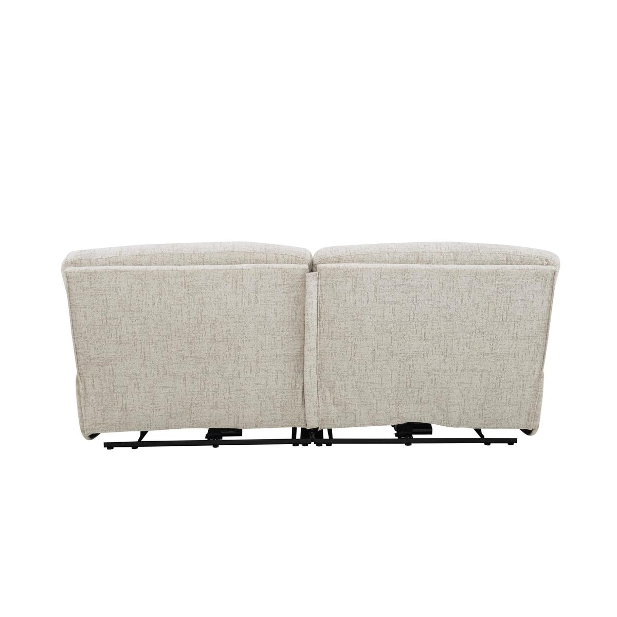 Comfort Story - Page 3 Seater Fabric Manual Recliner Sofa - Beige – image 11