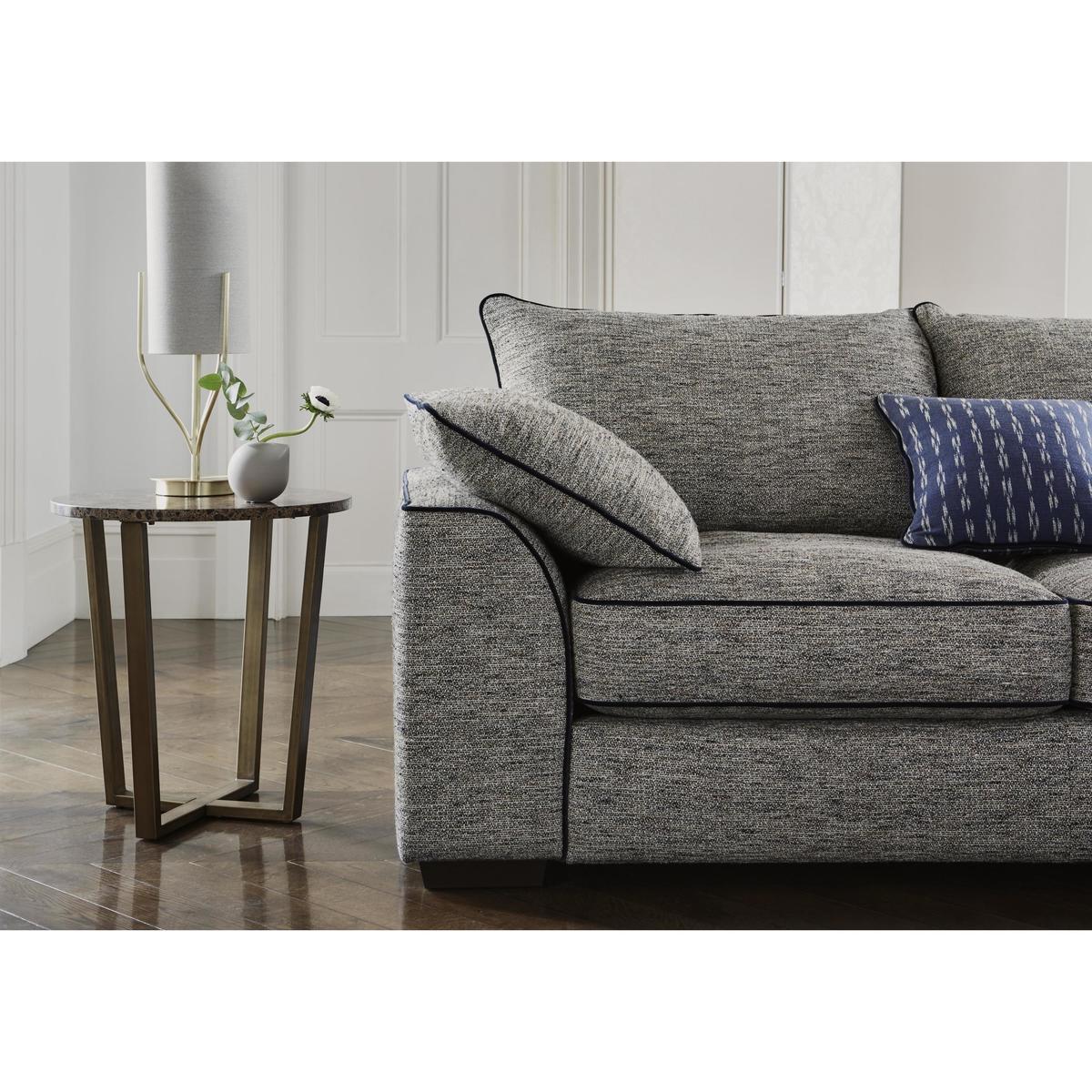 Collins and Hayes - Jarvis Fabric Corner Sofa with Piping – image 4