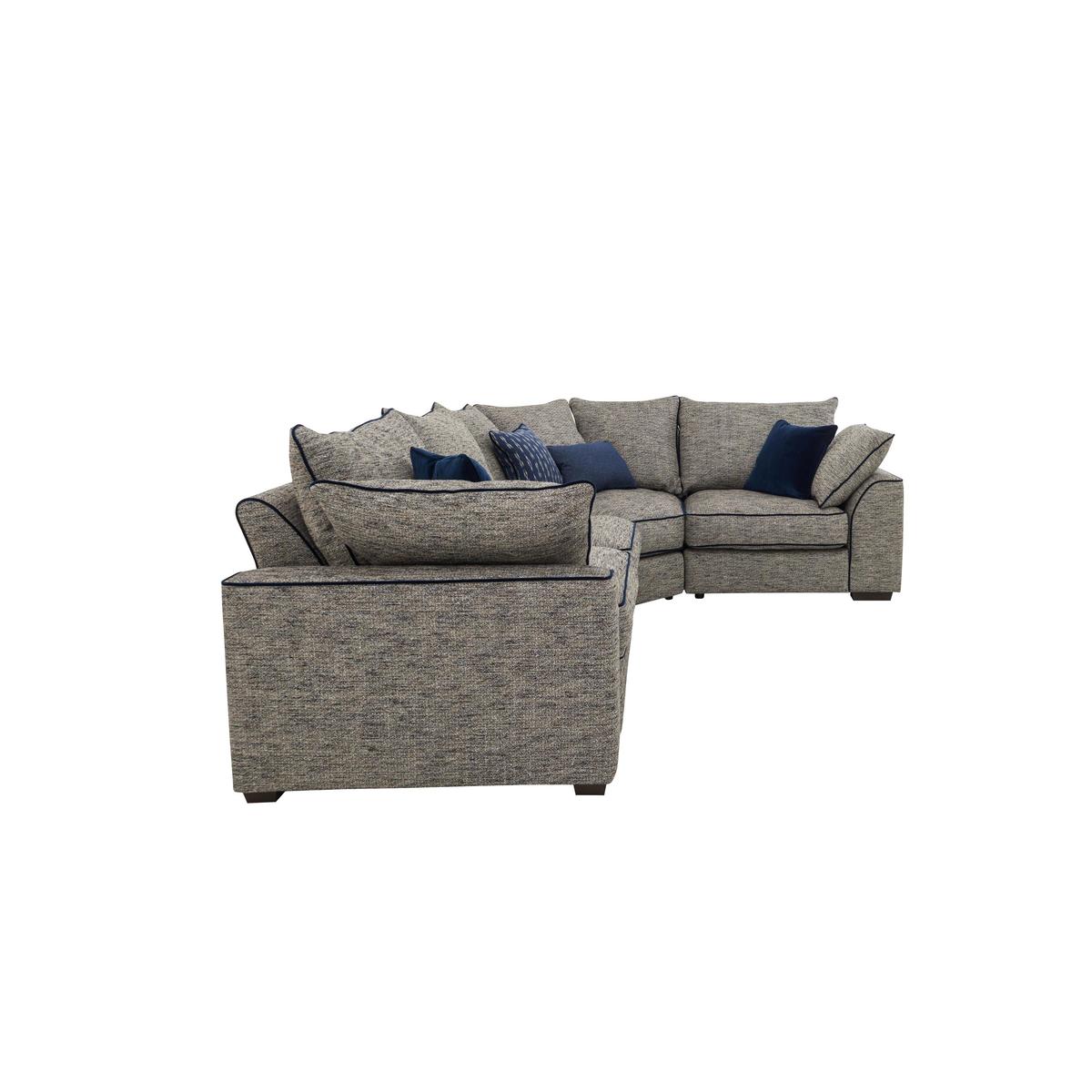 Collins and Hayes - Jarvis Fabric Corner Sofa with Piping – image 6