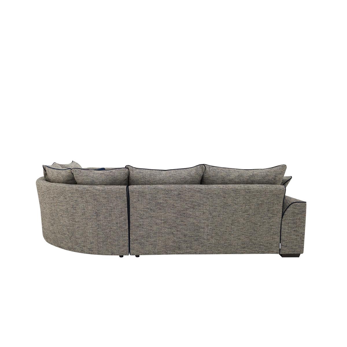 Collins and Hayes - Jarvis Fabric Corner Sofa with Piping – image 7