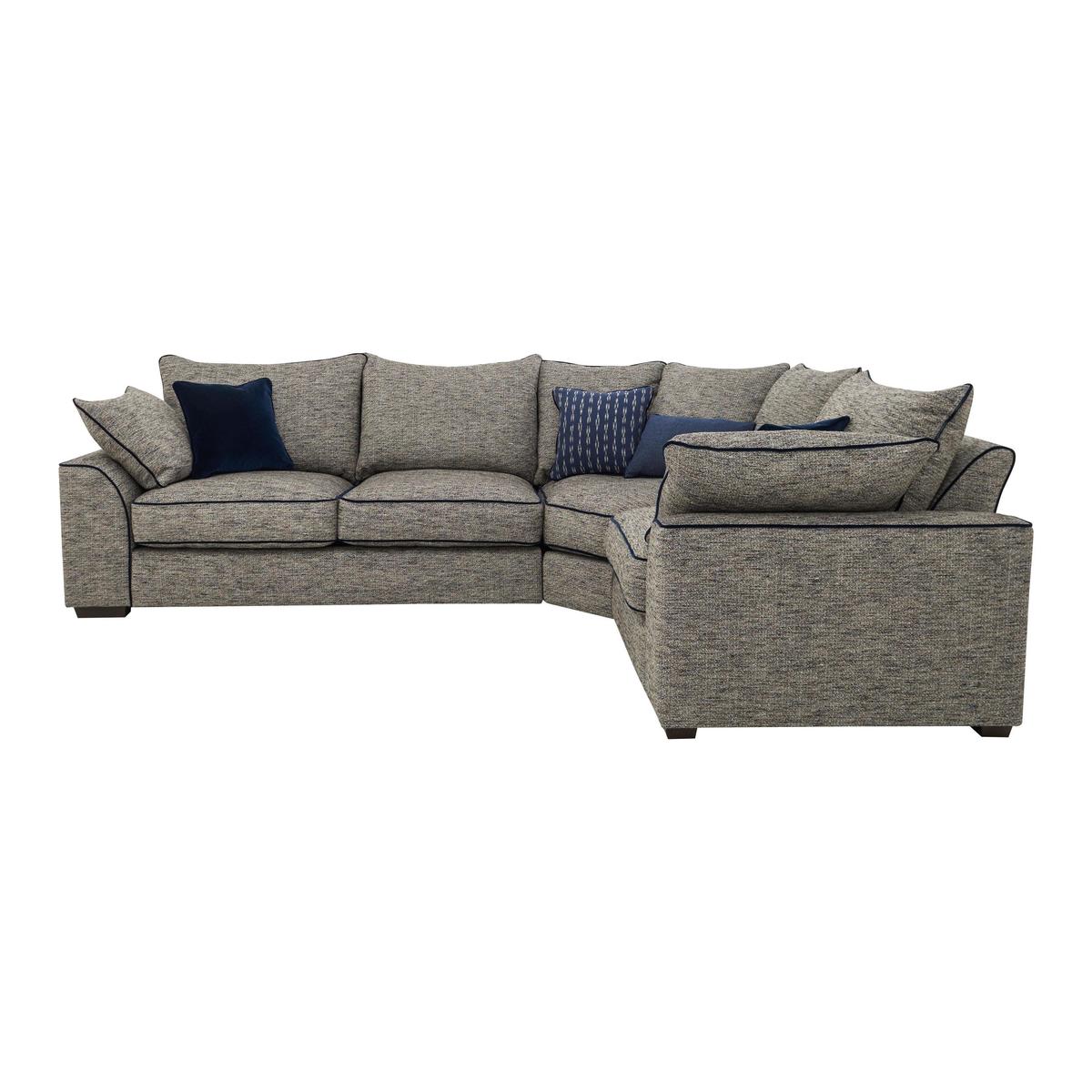 Collins and Hayes - Jarvis Fabric Corner Sofa with Piping – image 2