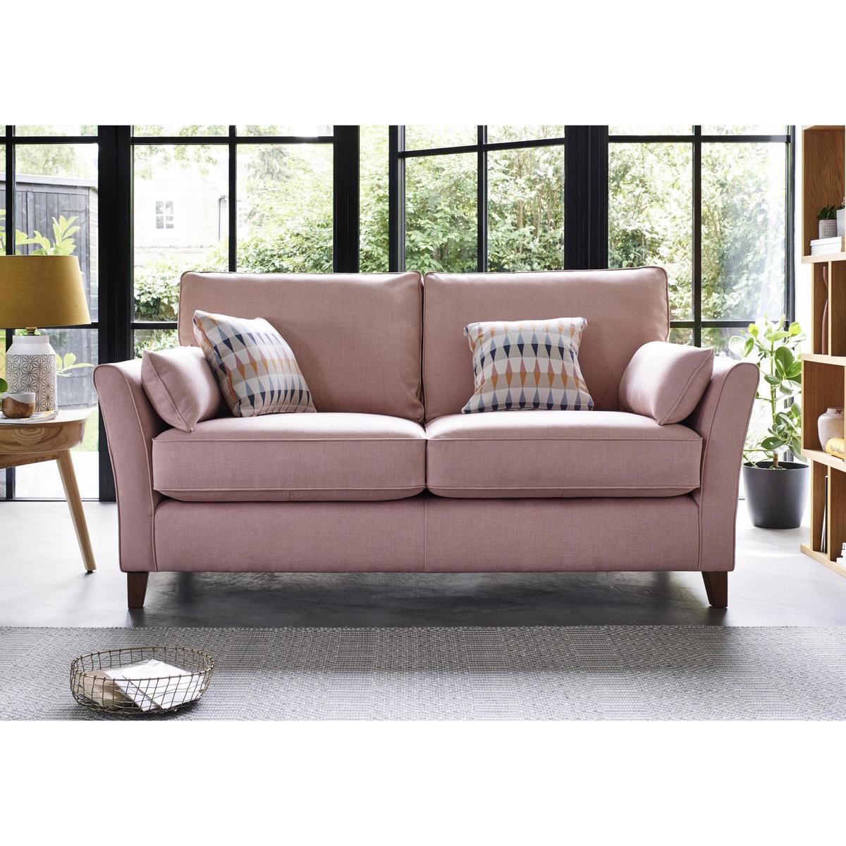 High Street Bond Street 2 Seater Fabric Sofa - Cream - By Furniture Village – image 2