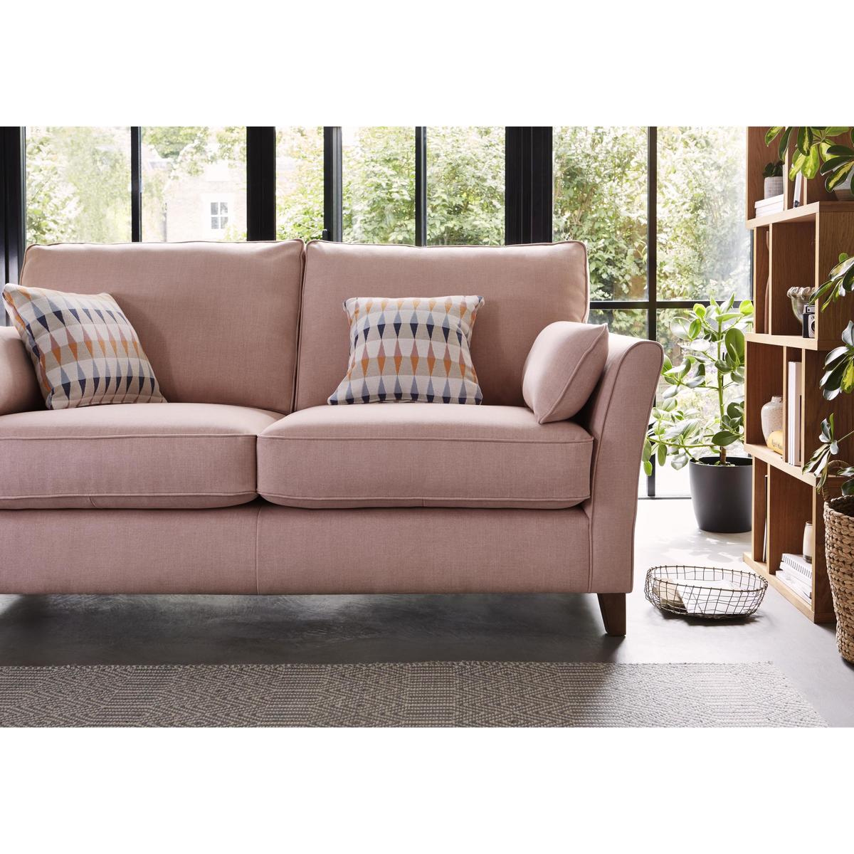 High Street Bond Street 2 Seater Fabric Sofa - Cream - By Furniture Village – image 3