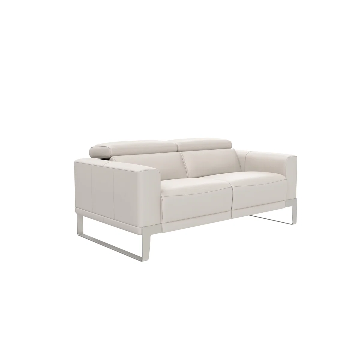 Nicoletti - Azione 2.5 Seater Leather Sofa with Ratchet Headrest - Beige – image 2