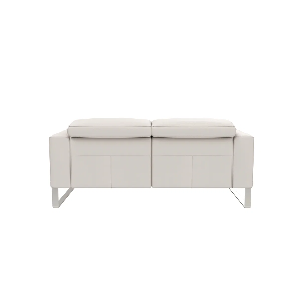 Nicoletti - Azione 2.5 Seater Leather Sofa with Ratchet Headrest - Beige – image 4