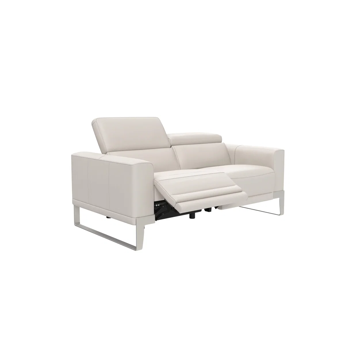 Nicoletti - Azione 2.5 Seater Leather Sofa with Ratchet Headrest - Beige – image 5